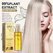 EELHOE Keratin Hair Growth Serum Natural Repair Essence Spray for Dry Curly Hair Hydrate Smooth Frizz Control Growing Hair Care - QueensalesOF