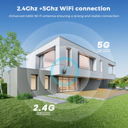 BESDER 15MP Wifi Camera PTZ Outdoor Dual Screen 10X Digital Zoom Human Detection 10MP Security IP Camera Surveillance O-Kam Pro - QueensalesOF