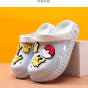 New 2026 Pikachu Clogs Breathable Non Slip Soft Sole Lightweight Summer Outdoor Casual Beach Walking Slippers Sandals - QueensalesOF