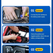 2000A/1200A Car Jump Starter Portable Power Bank 600A Car Battery Emergency Booster for Petrol Diesel 12V Car Starting Device - QueensalesOF