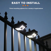KDULIT Solar Garden Lights Outdoor Solar Clip Light Waterproof Motion Sensor Camping Lamp Fence Street Landscape Wall Decoration - QueensalesOF