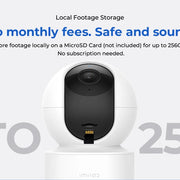 IMILAB C21 WiFi Camera 2.5K Baby Monitor Indoor IP Camera with PTZ Night Vision 2-Way Audio Human Tracking AI Detection - QueensalesOF