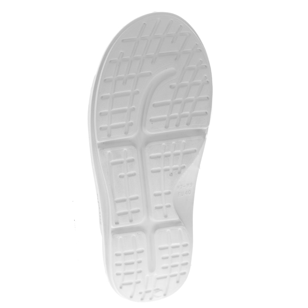 Sovella Women's Buckle Slide White - QueensalesOF